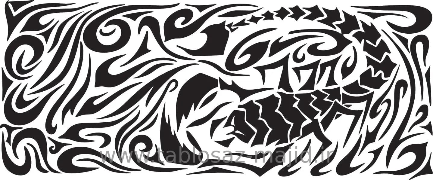 وکتور دکور طرح گل و گیاه