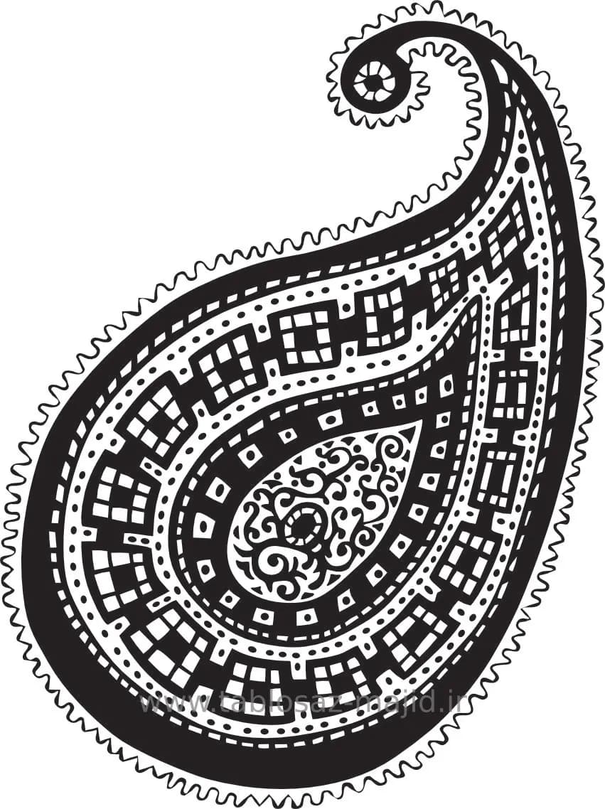 وکتور دکور طرح گل و گیاه