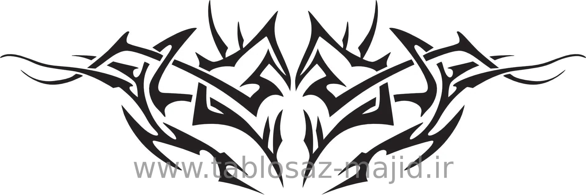 وکتور دکور طرح گل و گیاه