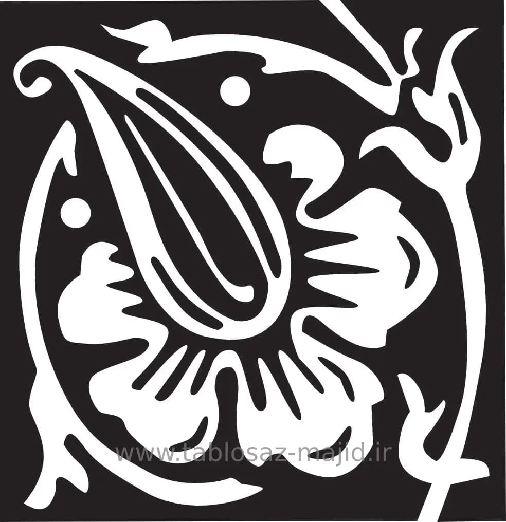 وکتور دکور با کادر مربعی