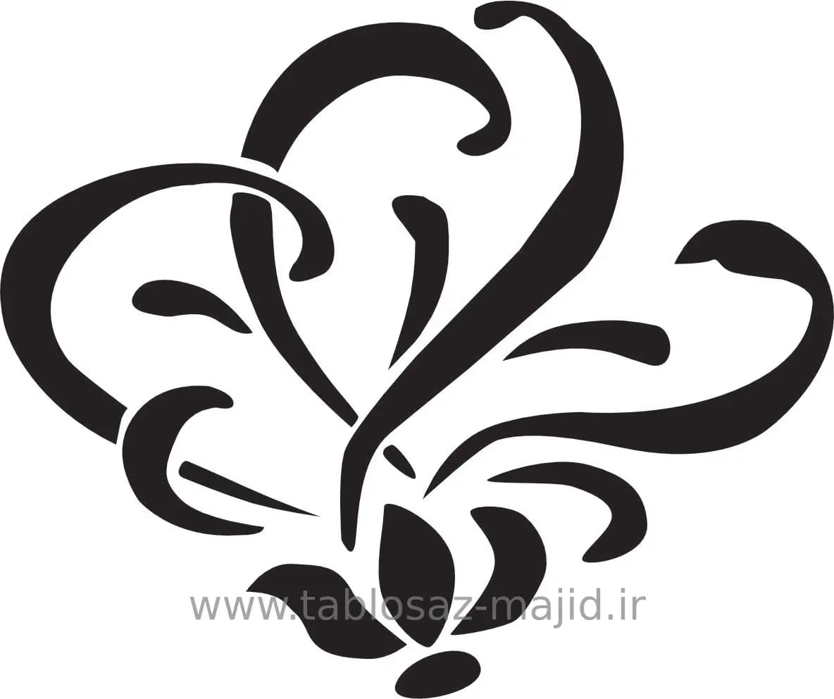 وکتور دکور با کادر مربعی