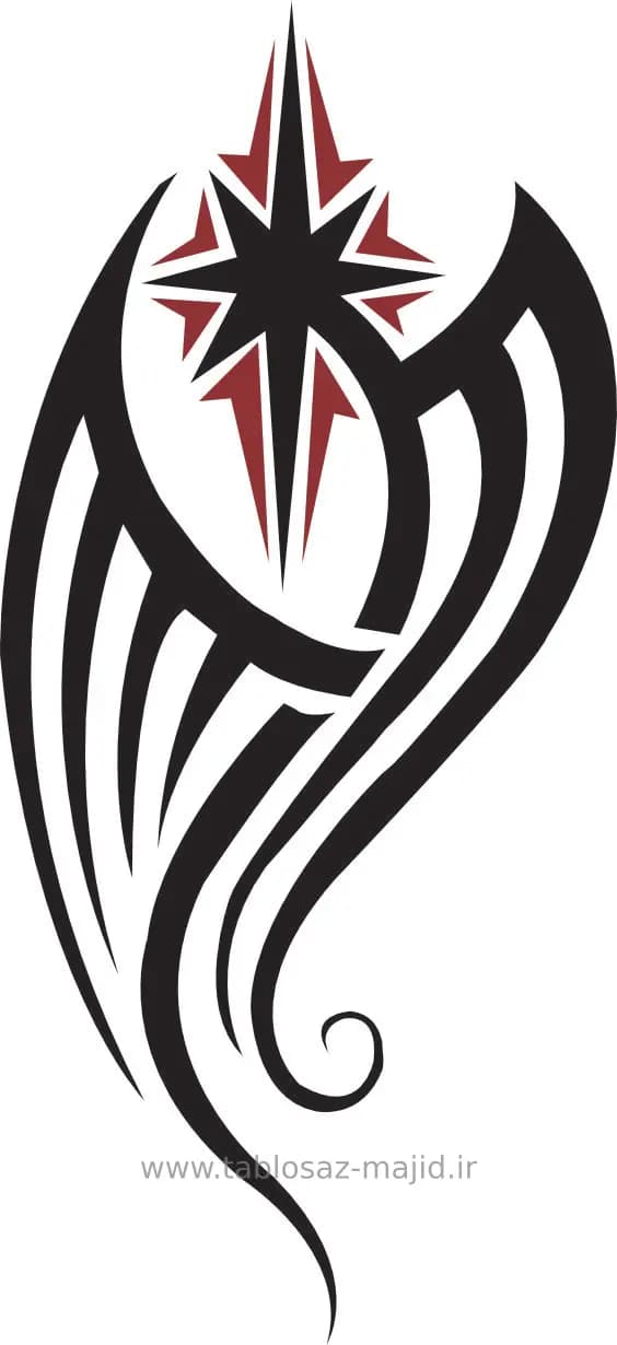 وکتور دکور طرح گل و گیاه