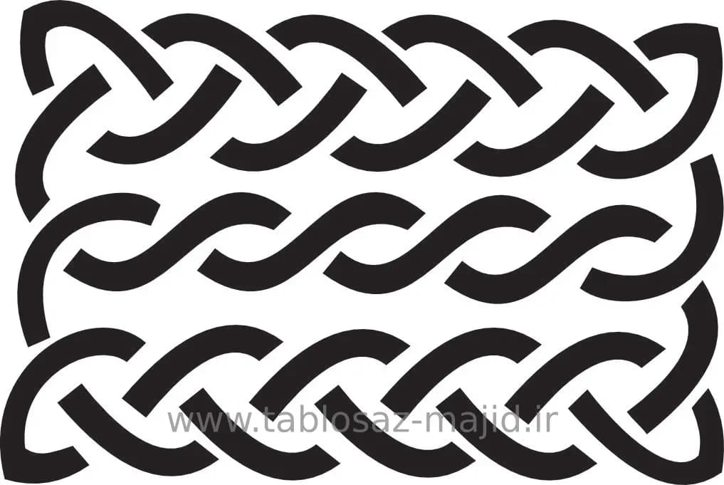 وکتور دکور با کادر مربعی