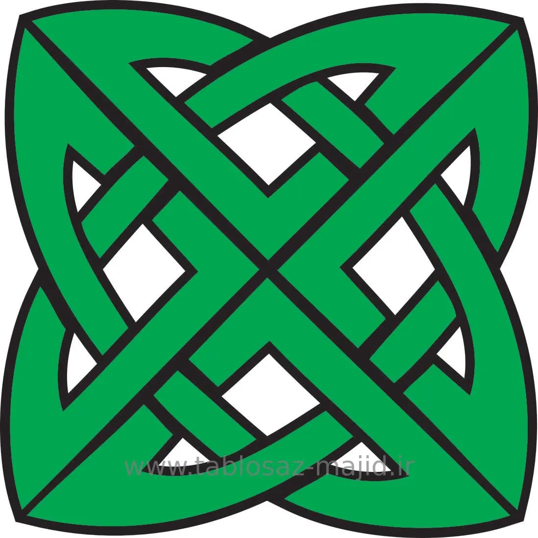 وکتور دکور با کادر مربعی