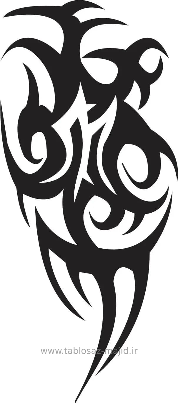 وکتور دکور طرح گل و گیاه