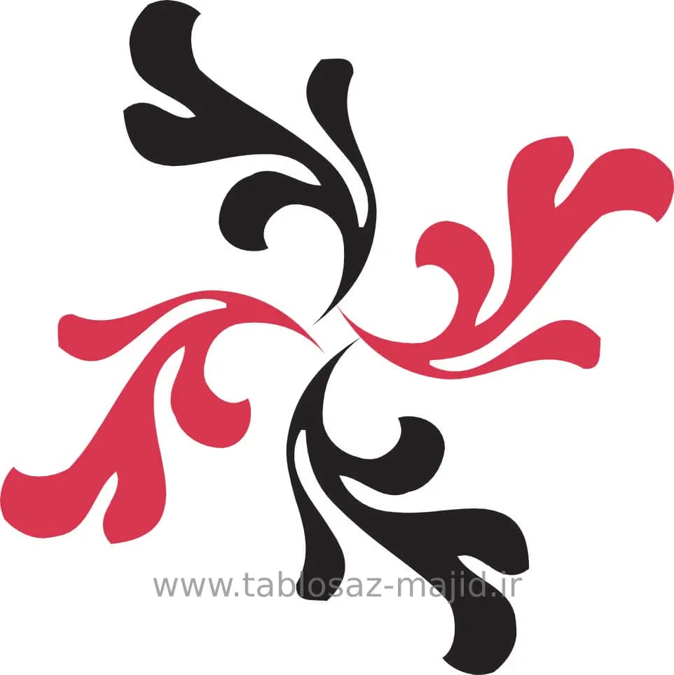 وکتور دکور طرح گل و گیاه