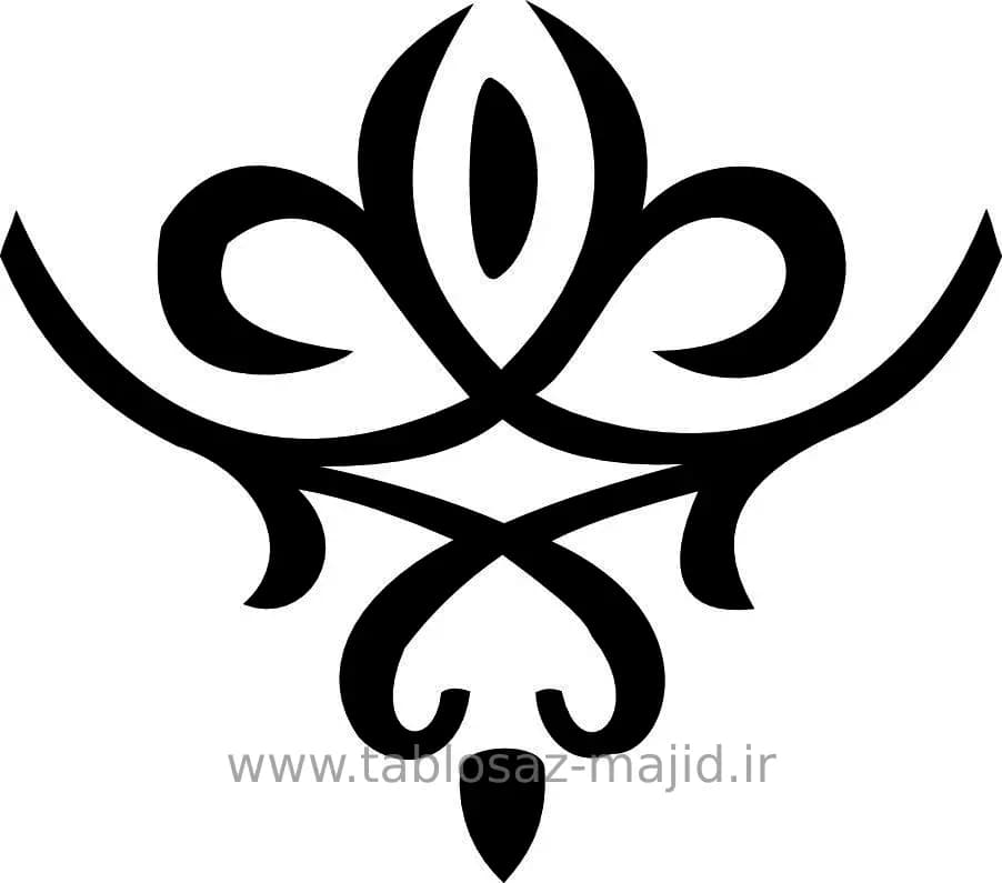 وکتور دکور با کادر مربعی