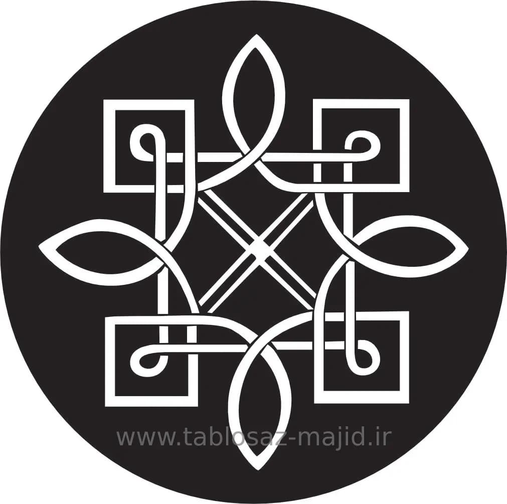 وکتور دکور با کادر دایره ای