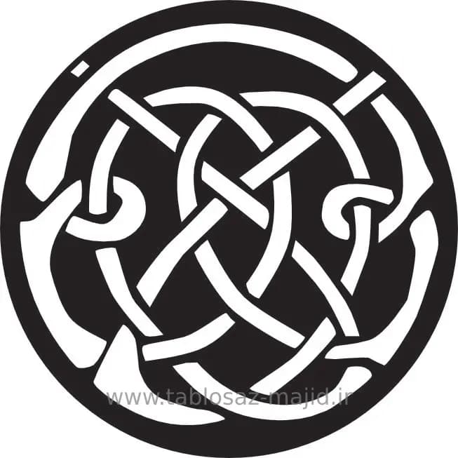 وکتور دکور با کادر دایره ای