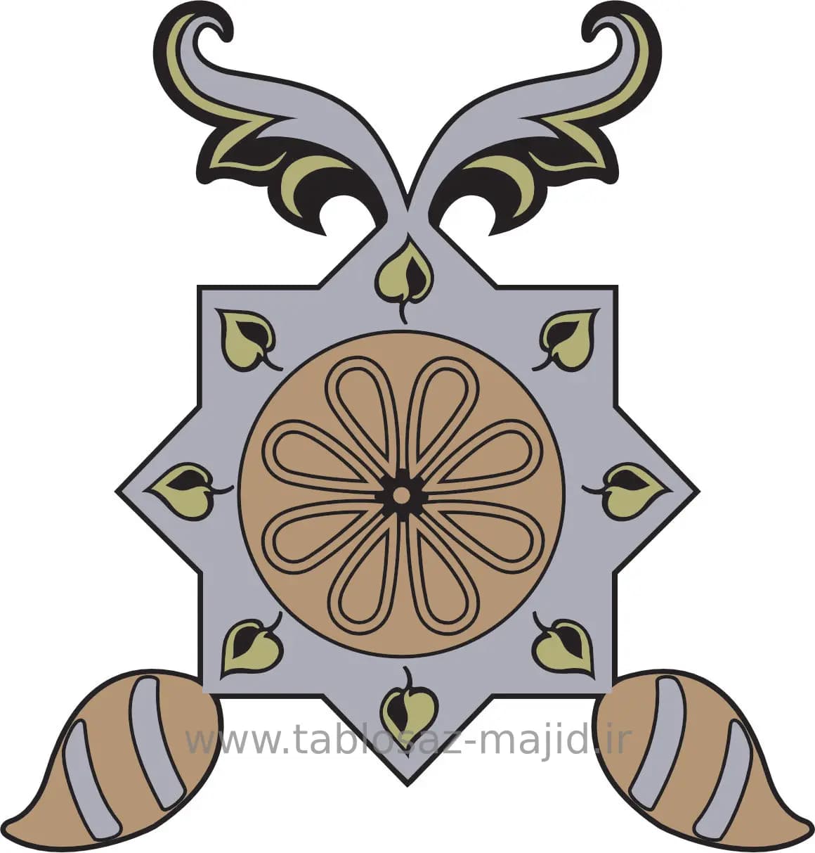 وکتور دکور طرح زمینه