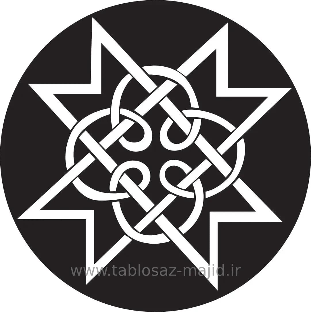 وکتور دکور با کادر دایره ای