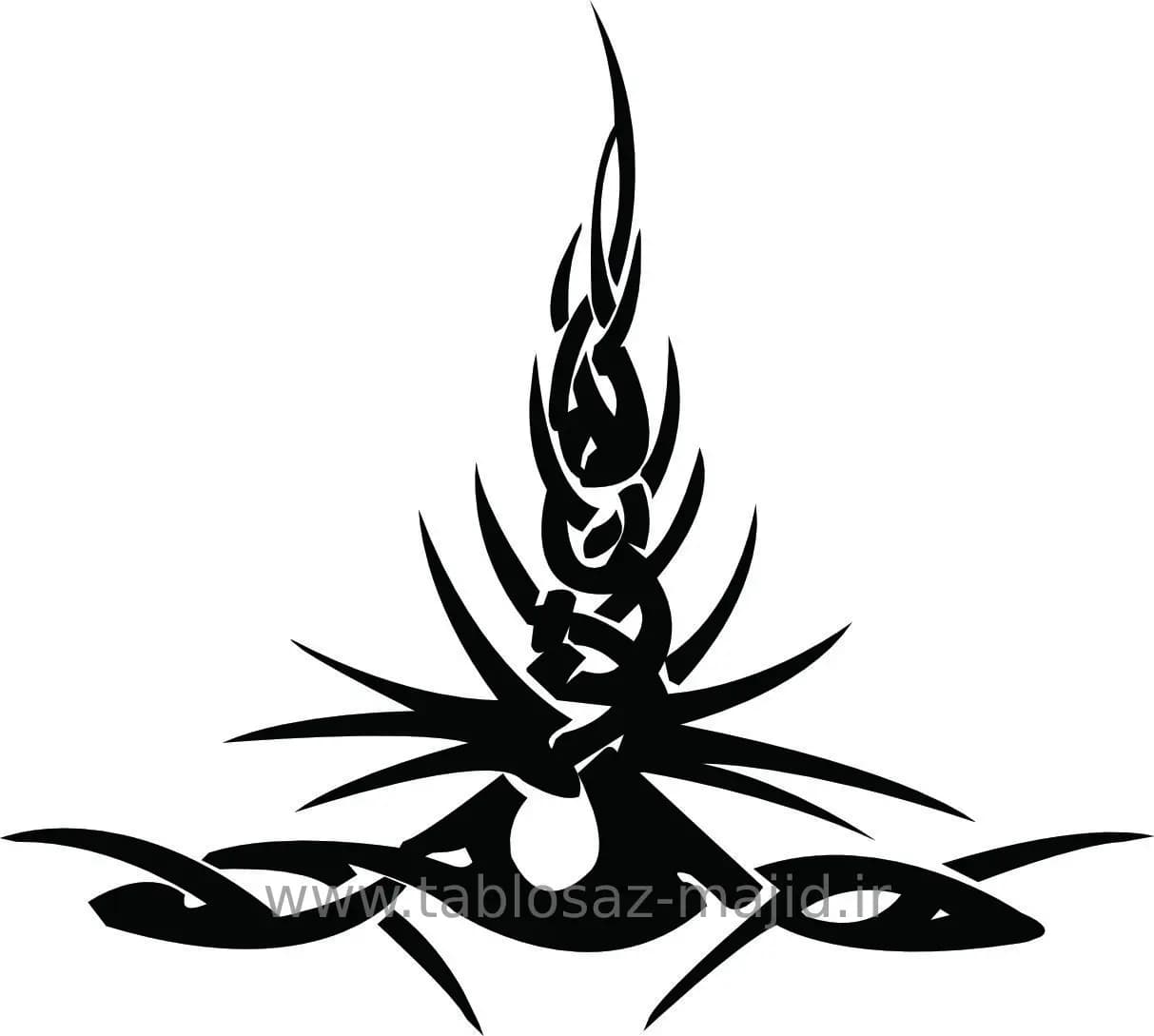 وکتور دکور طرح گل و گیاه