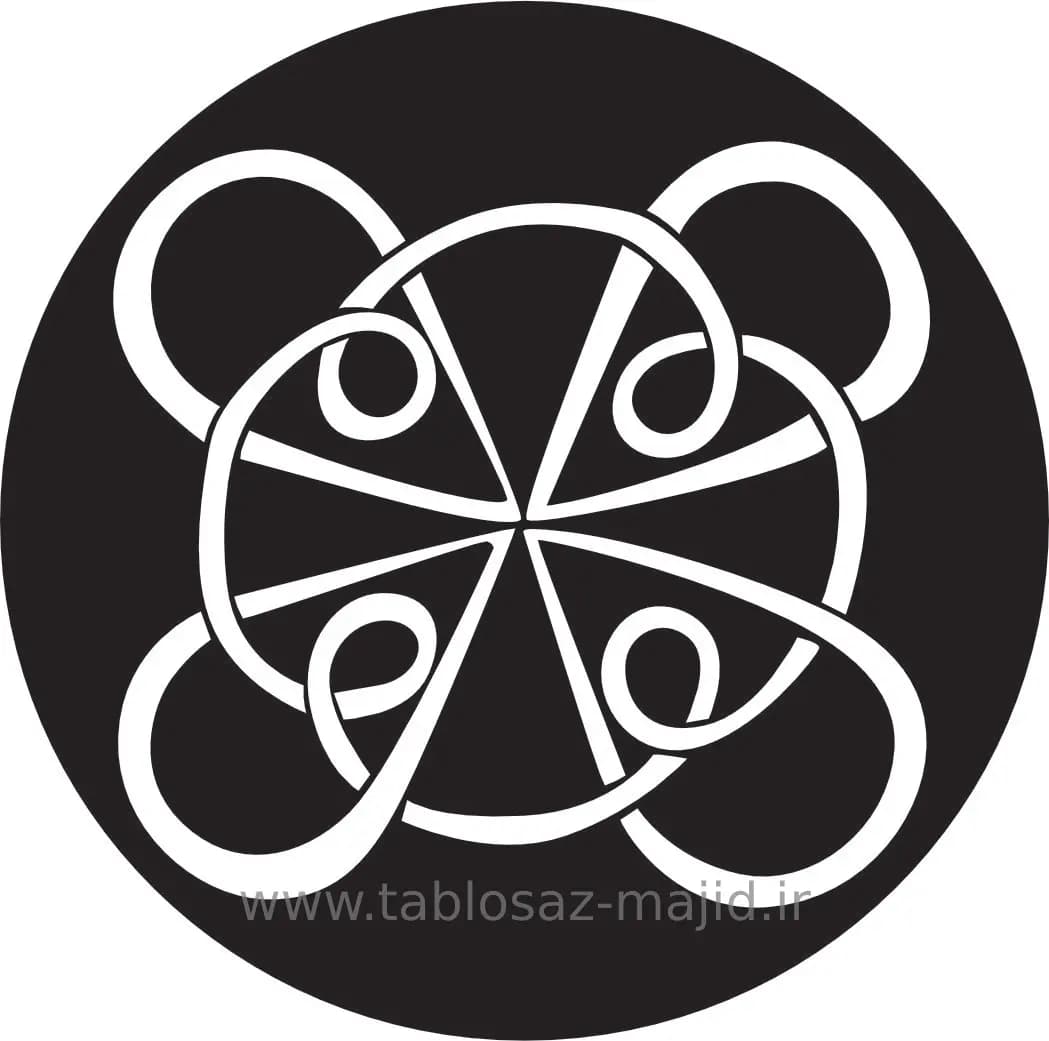 وکتور دکور با کادر دایره ای