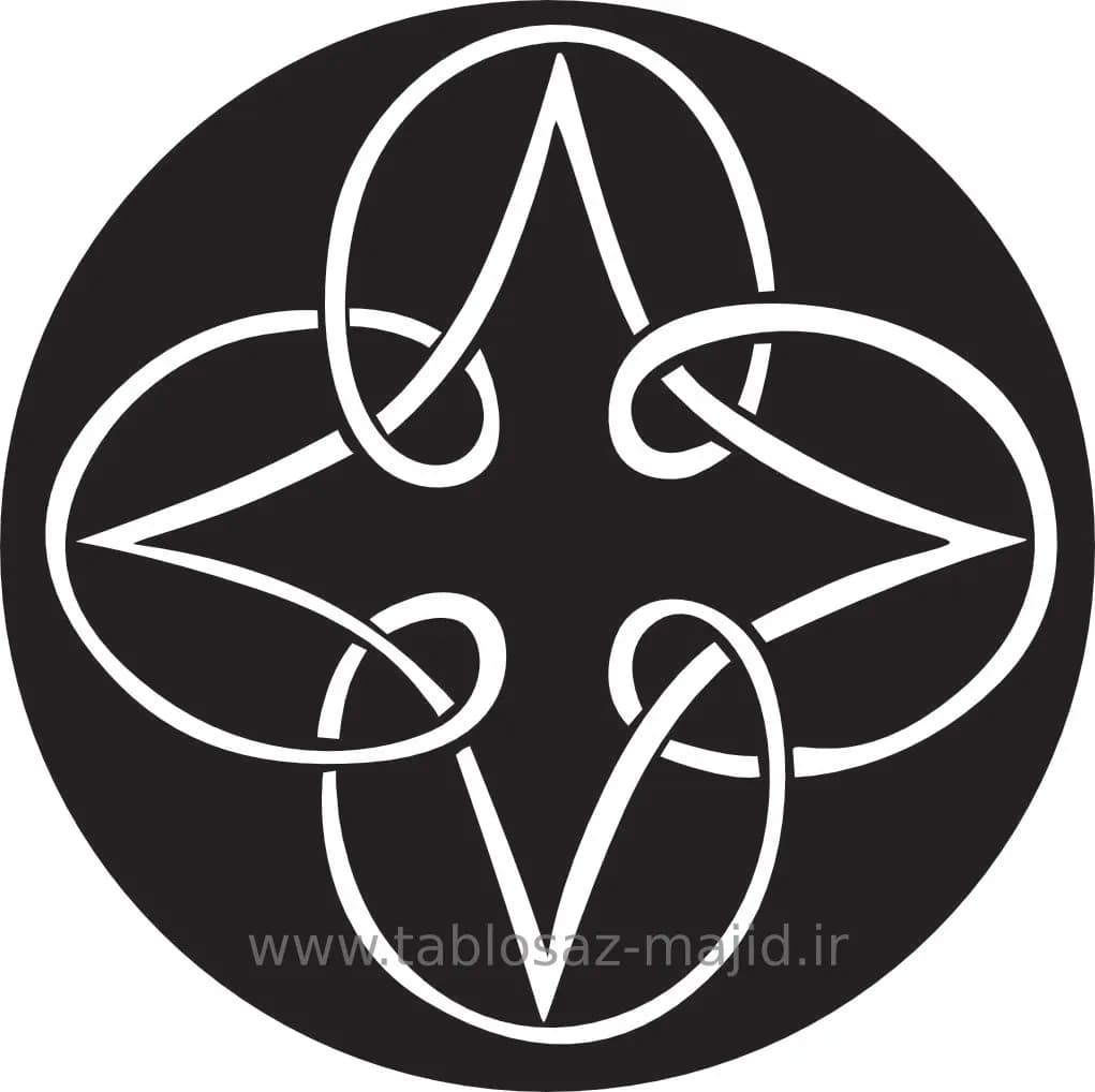 وکتور دکور با کادر دایره ای