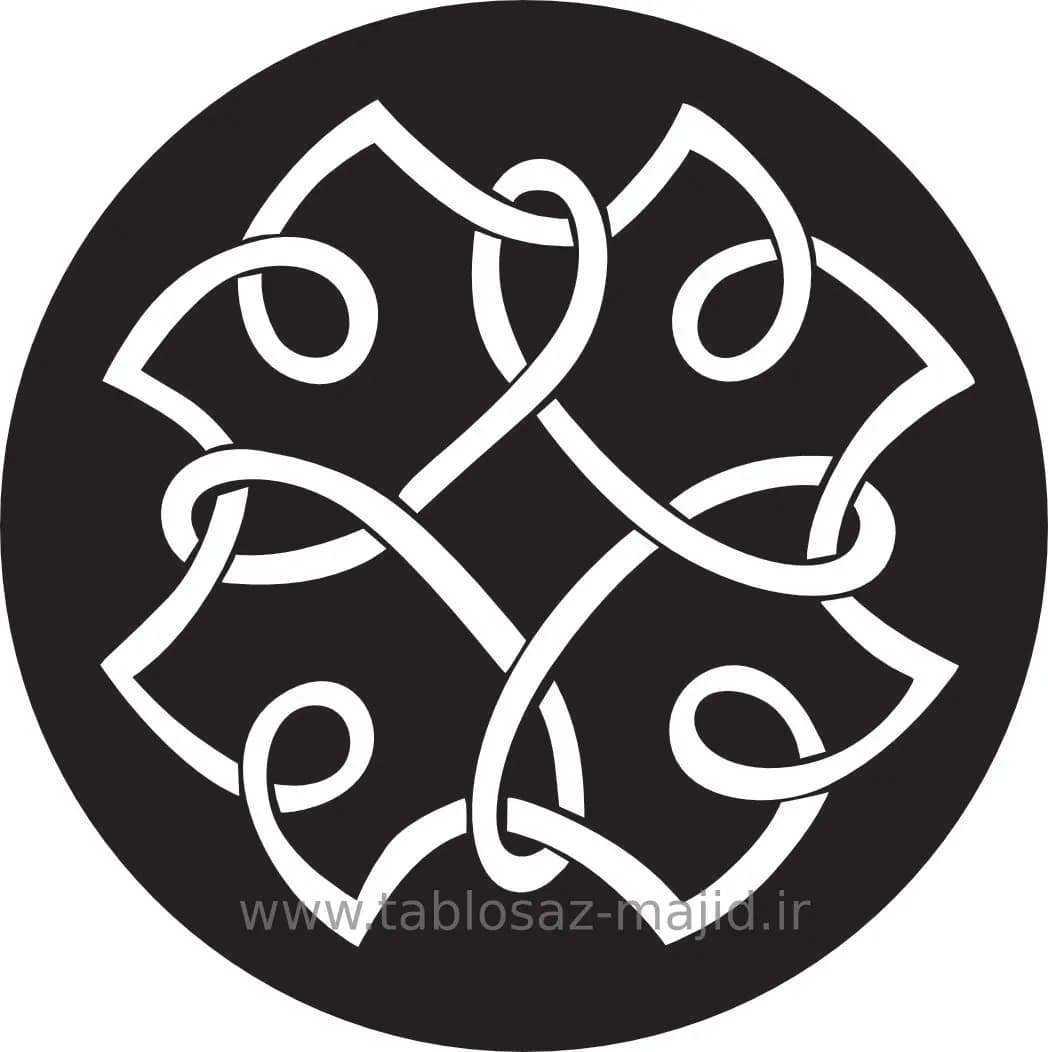 وکتور دکور با کادر دایره ای