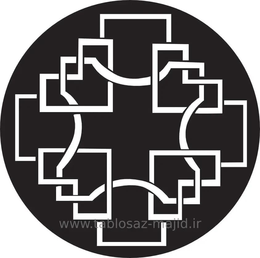 وکتور دکور با کادر دایره ای