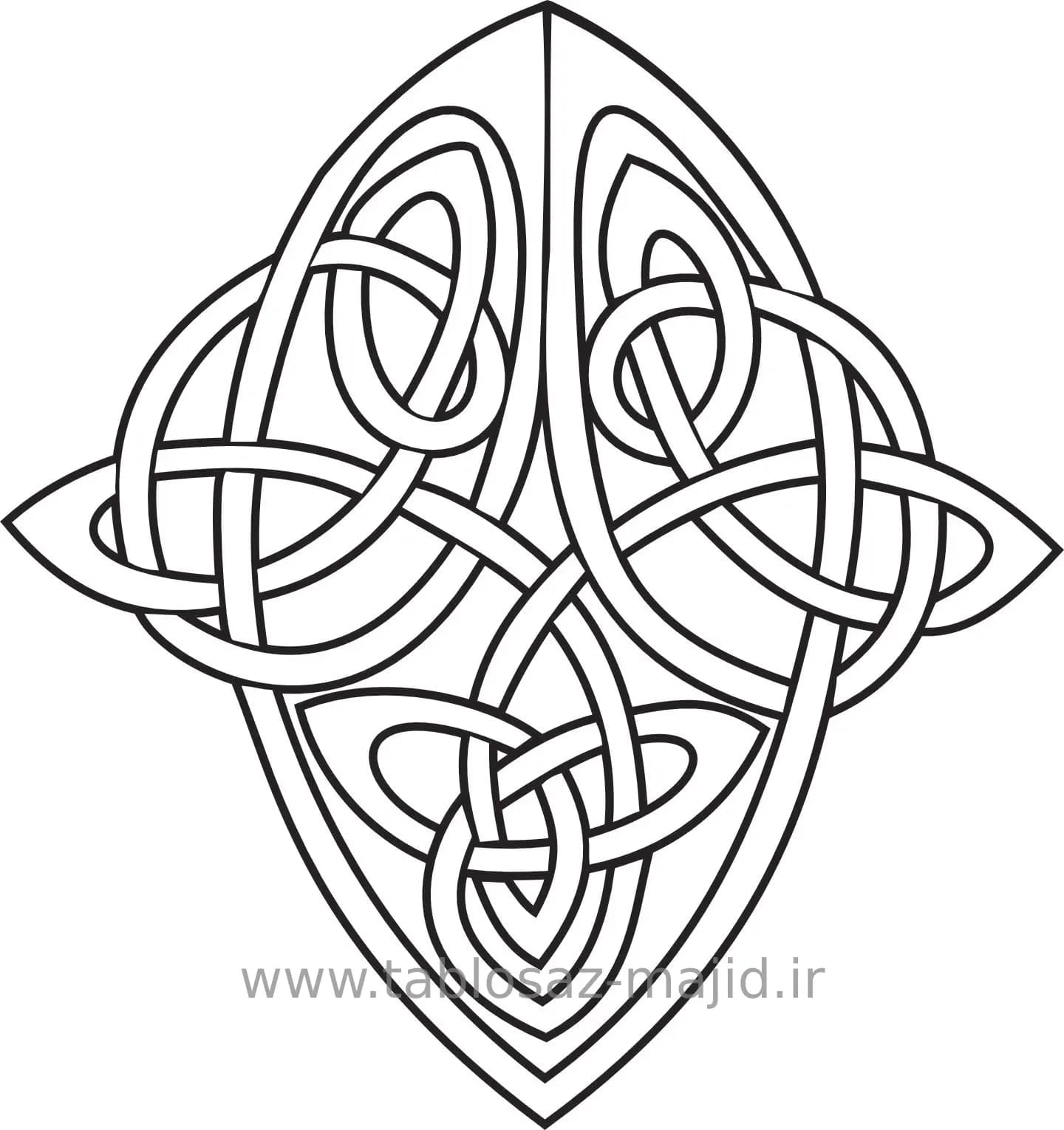 وکتور دکور با کادر مربعی