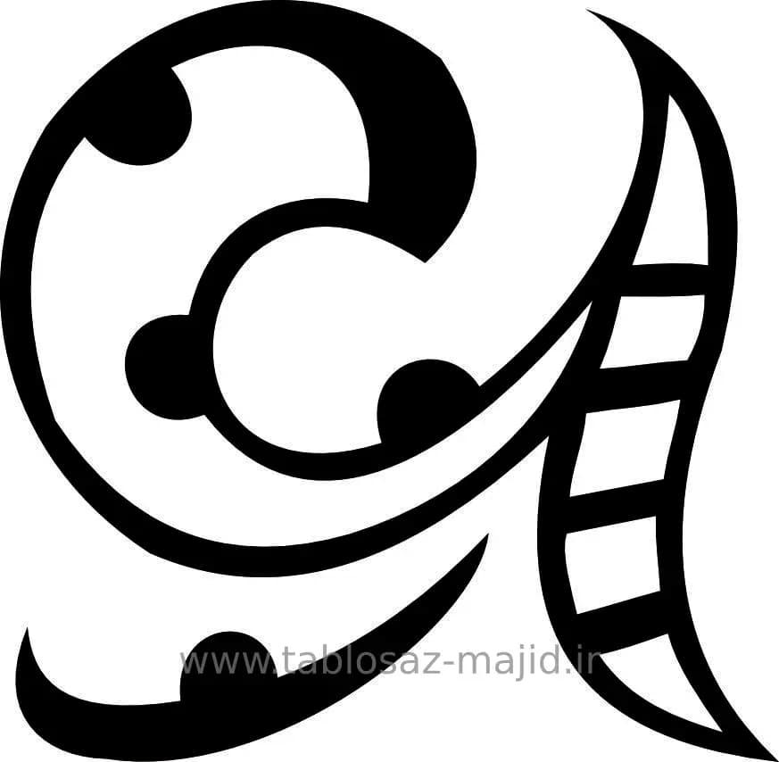 وکتور دکور با کادر مربعی