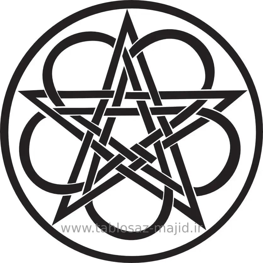 وکتور دکور با کادر دایره ای