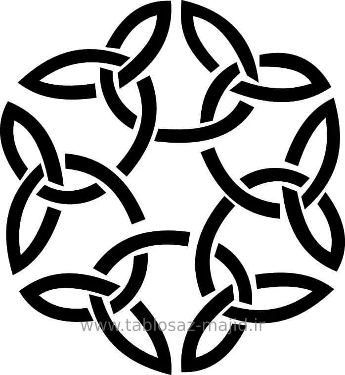 وکتور دکور با کادر مربعی