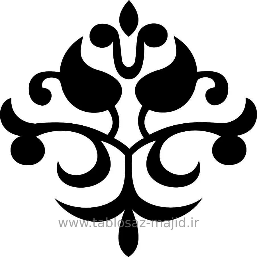 وکتور دکور با کادر مربعی