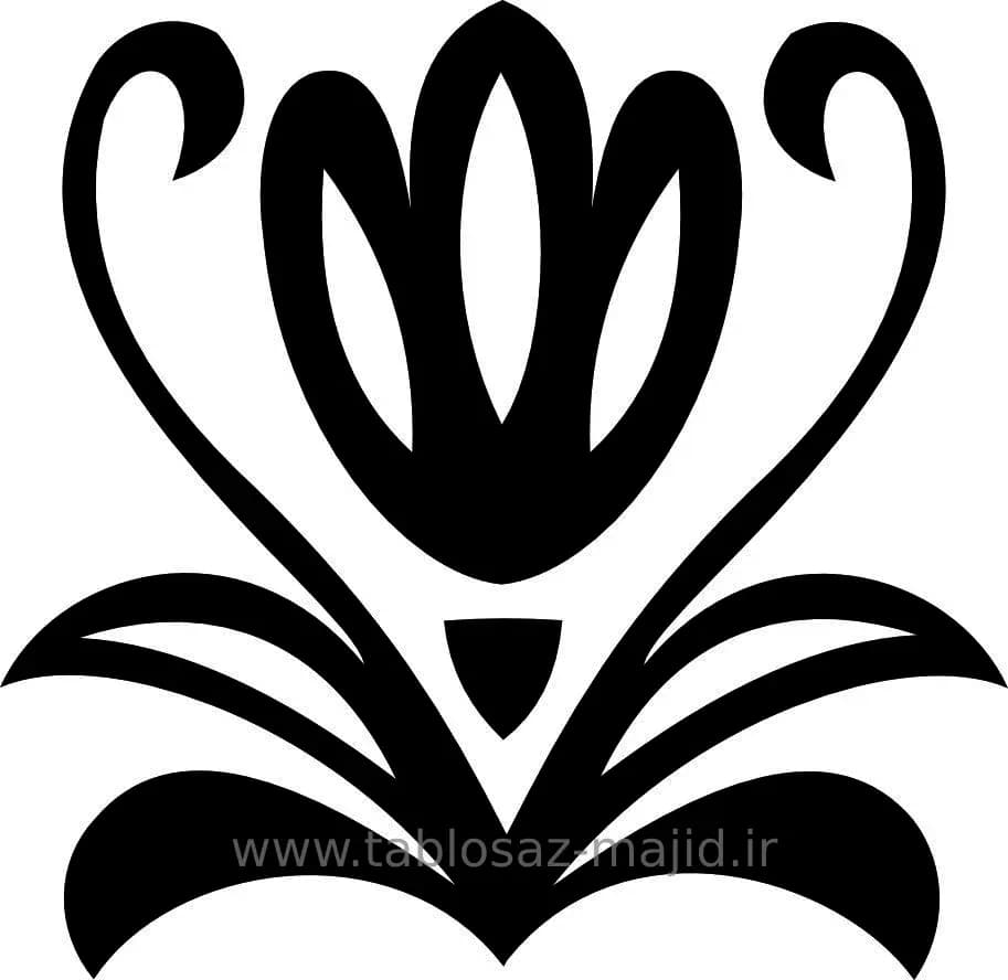 وکتور دکور با کادر مربعی