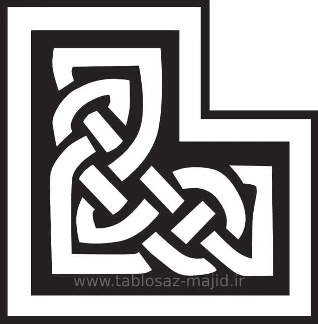 وکتور دکور با کادر مربعی