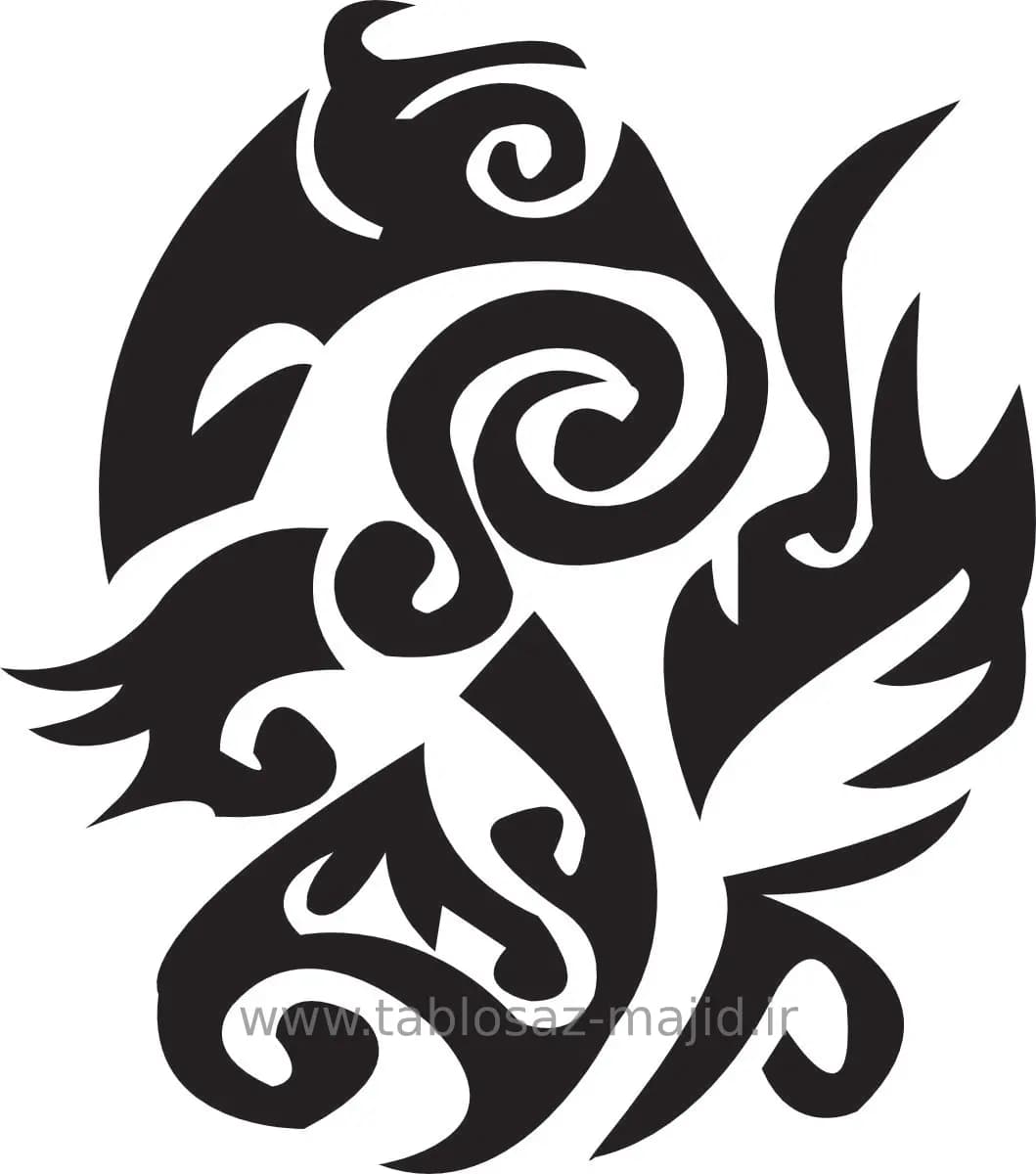 وکتور دکور طرح حیوانات