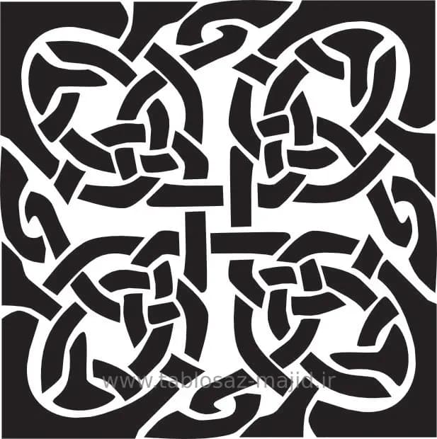 وکتور دکور با کادر مربعی