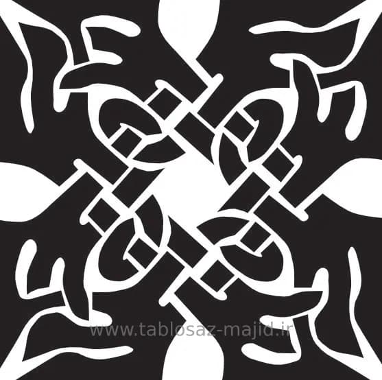 وکتور دکور با کادر مربعی