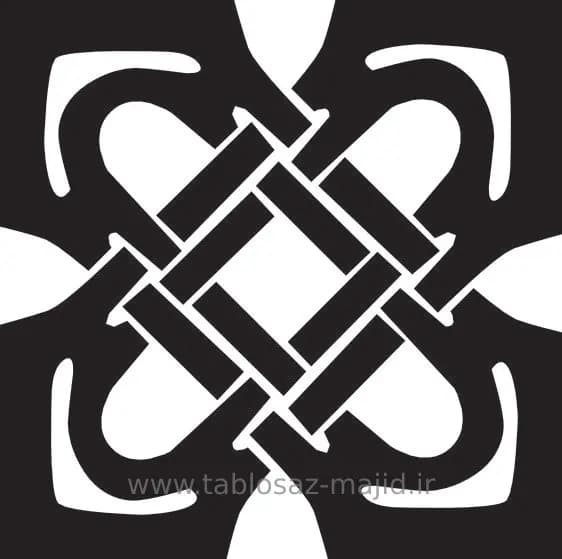 وکتور دکور با کادر مربعی