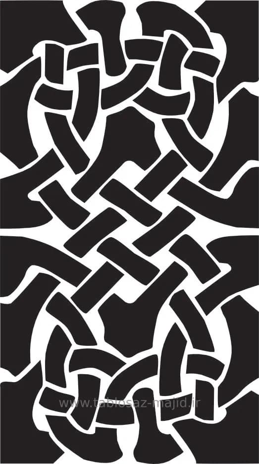 وکتور دکور با کادر مربعی