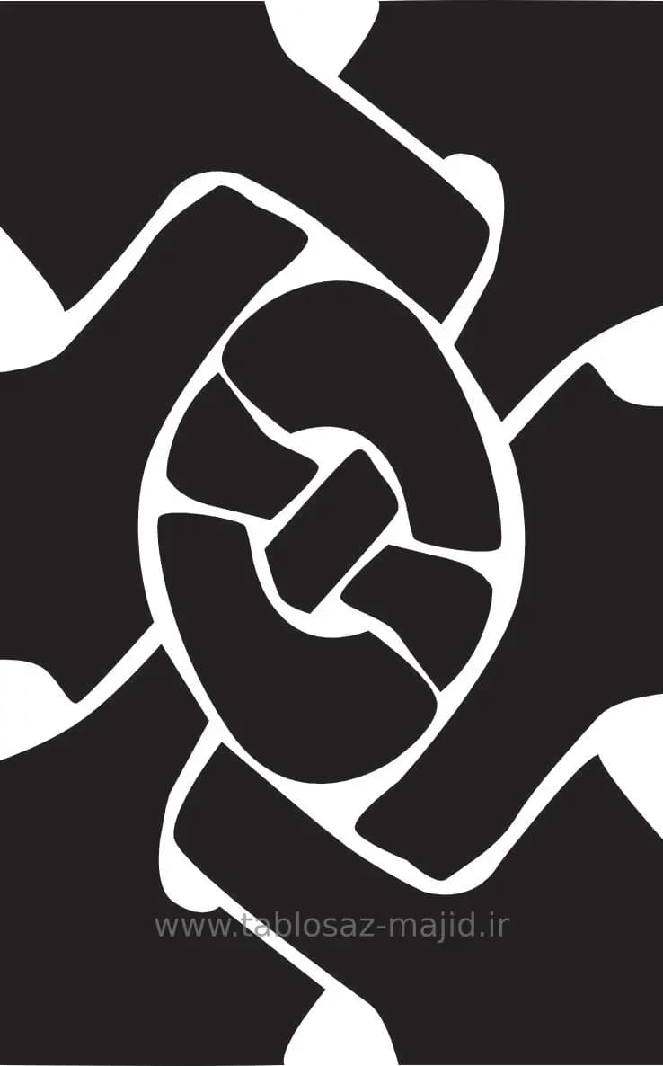 وکتور دکور با کادر مربعی