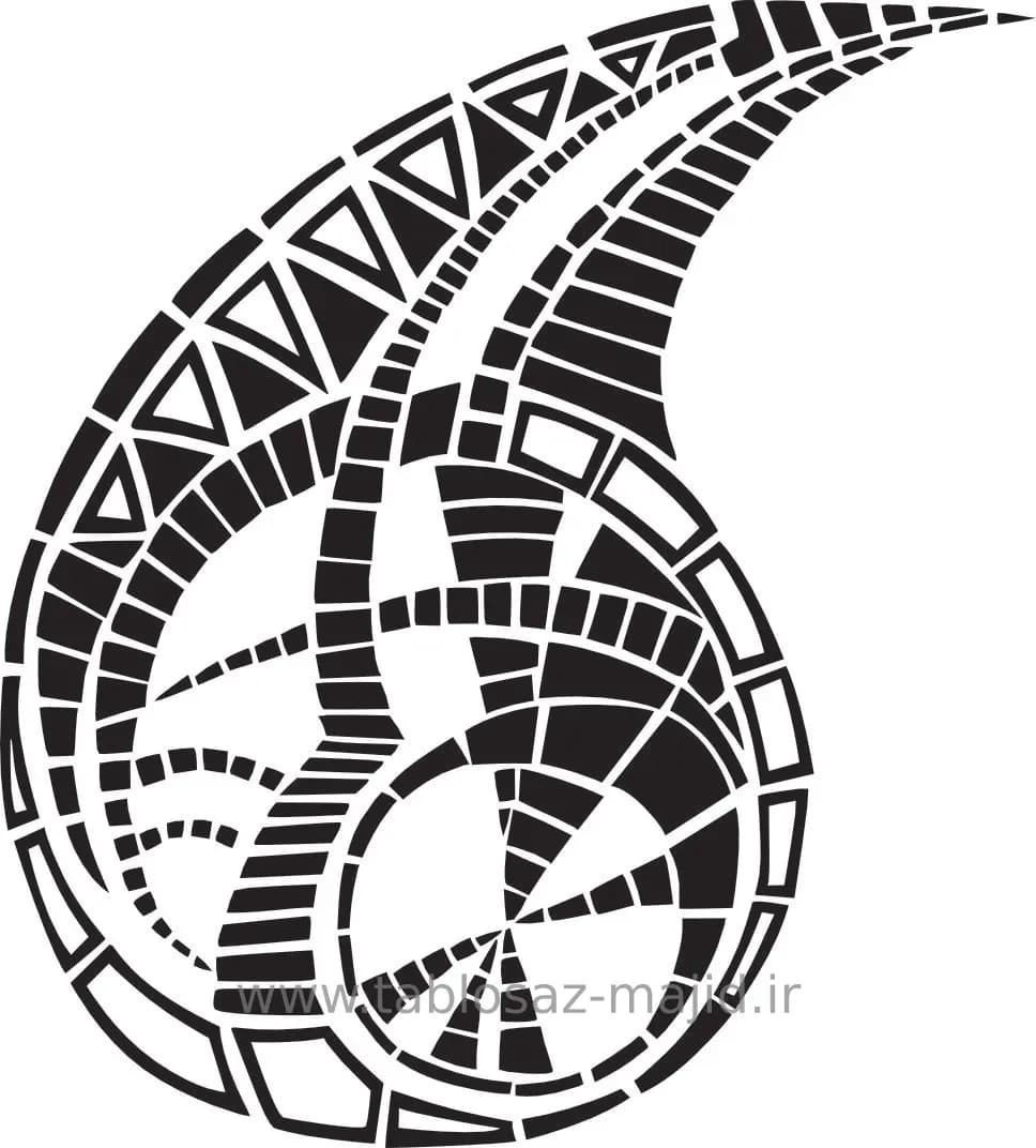 وکتور دکور طرح گل و گیاه