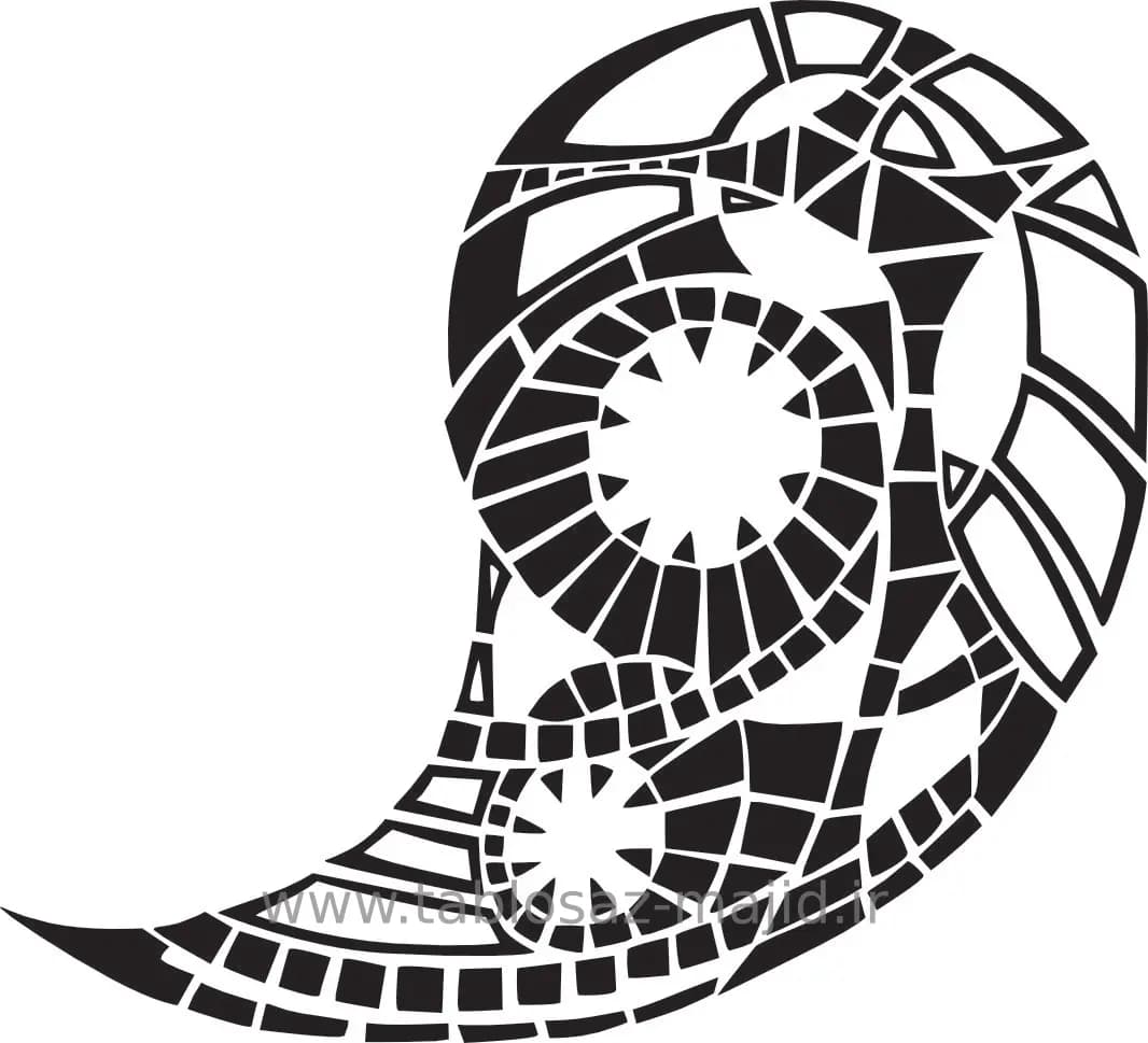 وکتور دکور طرح گل و گیاه