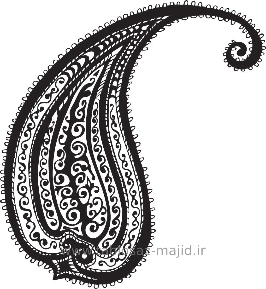 وکتور دکور طرح گل و گیاه