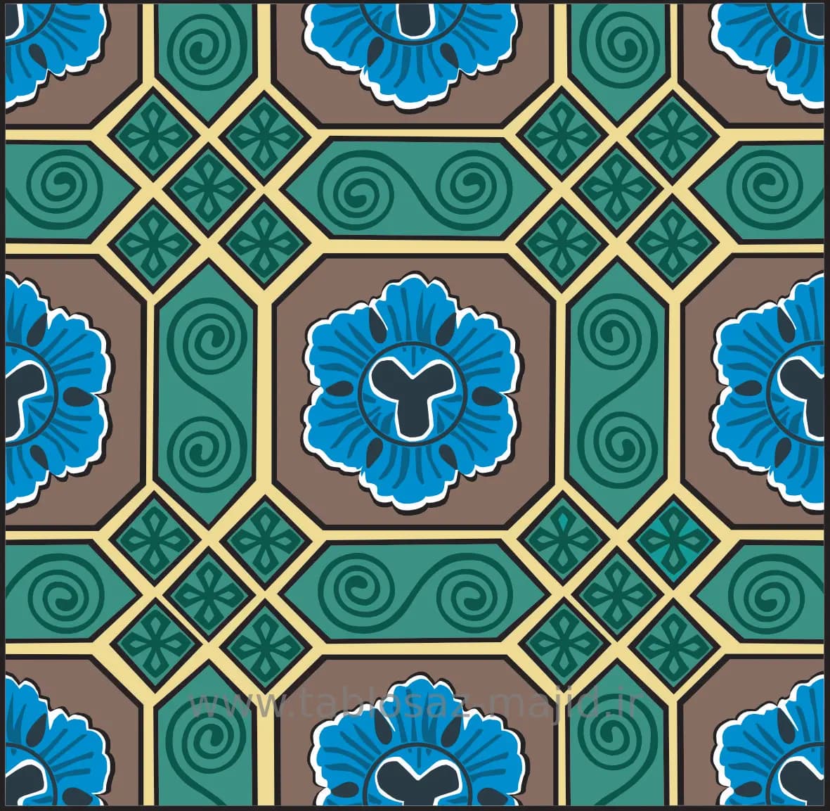 وکتور دکور طرح زمینه