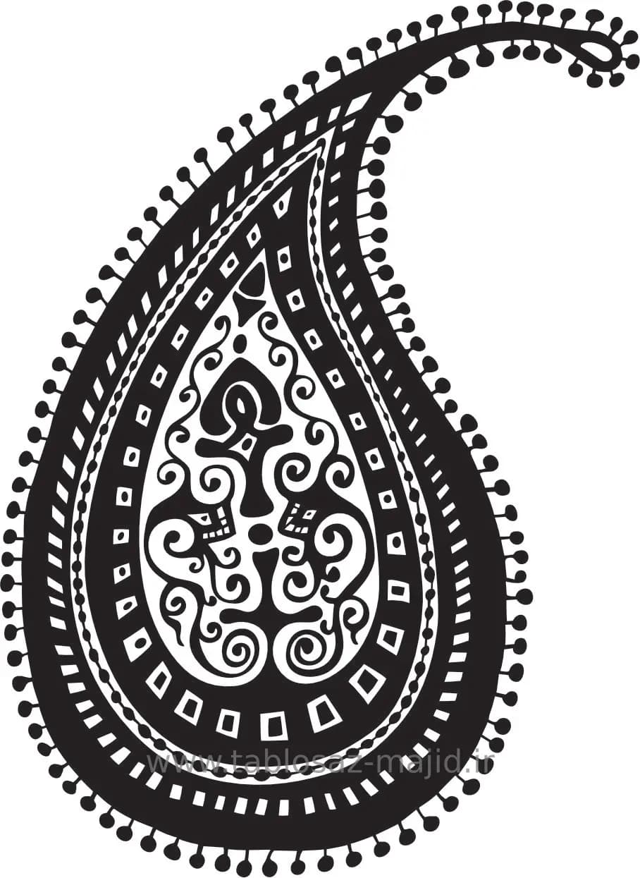 وکتور دکور طرح گل و گیاه