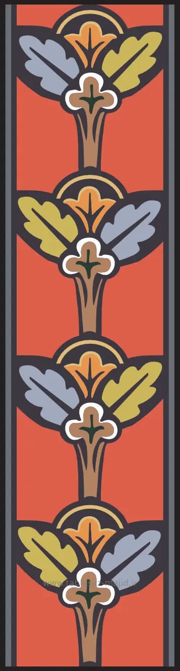 وکتور دکور طرح زمینه